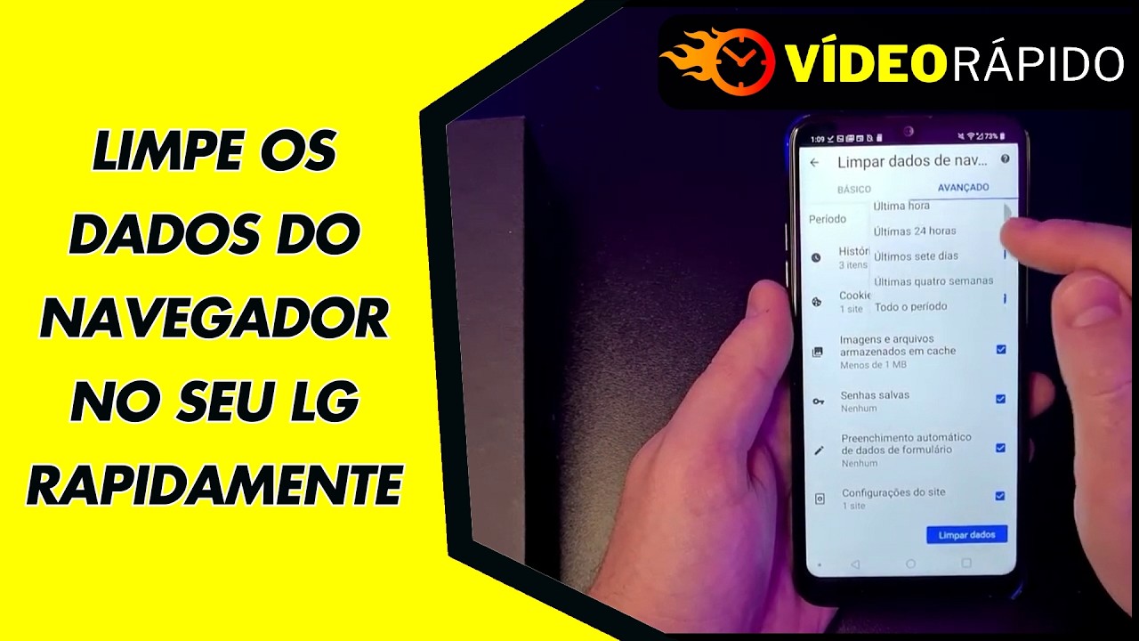 LIMPE OS DADOS DO NAVEGADOR NO SEU LG RAPIDAMENTE