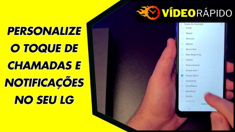 PERSONALIZE O TOQUE DE CHAMADAS E NOTIFICAÇÕES NO SEU LG