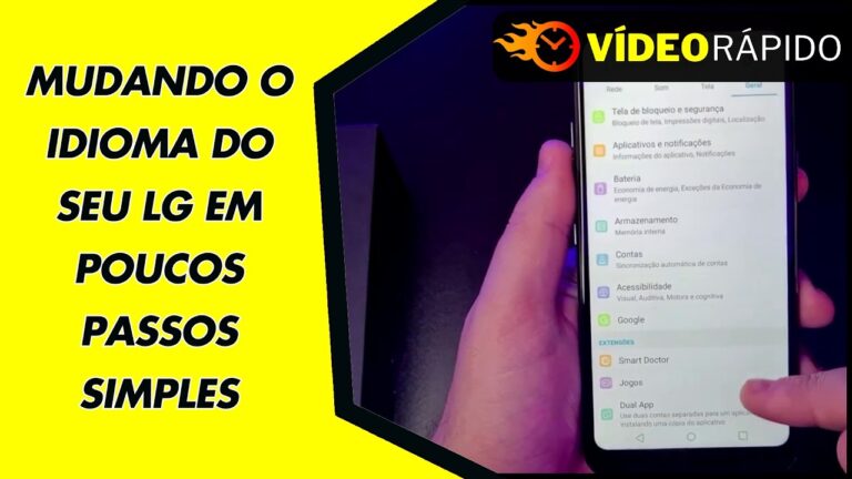 MUDANDO O IDIOMA DO SEU LG EM POUCOS PASSOS SIMPLES