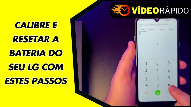 CALIBRE E RESETAR A BATERIA DO SEU LG COM ESTES PASSOS