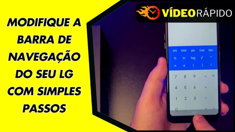 MODIFIQUE A BARRA DE NAVEGAÇÃO DO SEU LG COM SIMPLES PASSOS MODIFIQUE A BARRA DE NAVEGAÇÃO DO SEU LG COM SIMPLES PASSOS