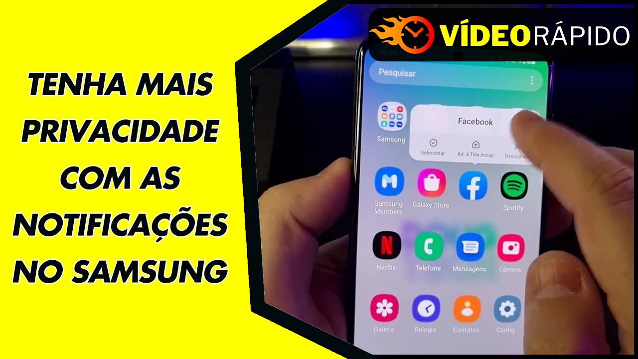 TENHA MAIS PRIVACIDADE COM AS NOTIFICAÇÕES NO SAMSUNG TENHA MAIS PRIVACIDADE COM AS NOTIFICAÇÕES NO SAMSUNG