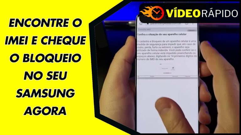 ENCONTRE O IMEI E CHEQUE O BLOQUEIO NO SEU SAMSUNG AGORA