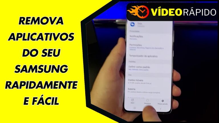 REMOVA APLICATIVOS DO SEU SAMSUNG RAPIDAMENTE E FÁCIL