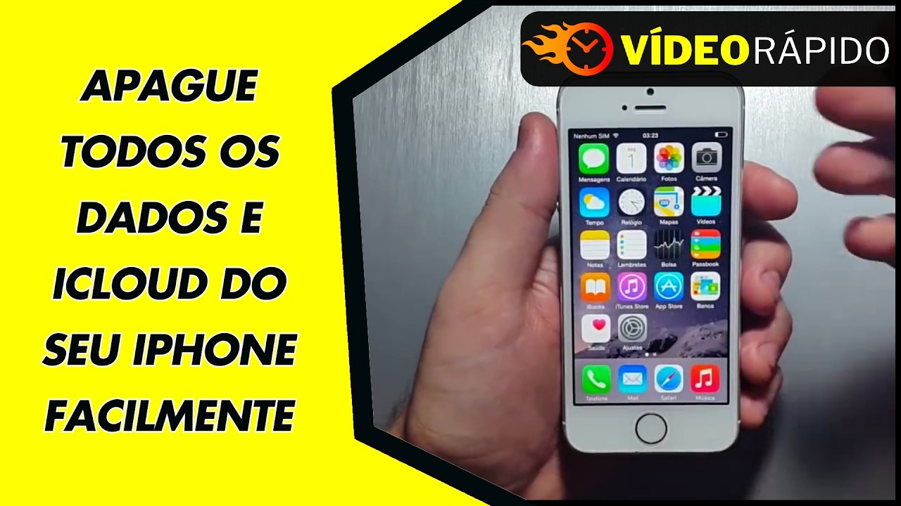 APAGUE TODOS OS DADOS E ICLOUD DO SEU IPHONE FACILMENTE APAGUE TODOS OS DADOS E ICLOUD DO SEU IPHONE FACILMENTE