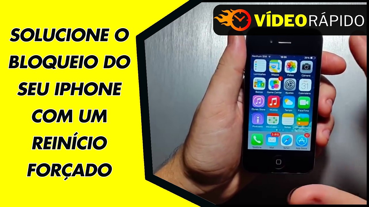 SOLUCIONE O BLOQUEIO DO SEU IPHONE COM UM REINÍCIO FORÇADO SOLUCIONE O BLOQUEIO DO SEU IPHONE COM UM REINÍCIO FORÇADO