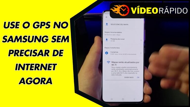 USE O GPS NO SAMSUNG SEM PRECISAR DE INTERNET AGORA