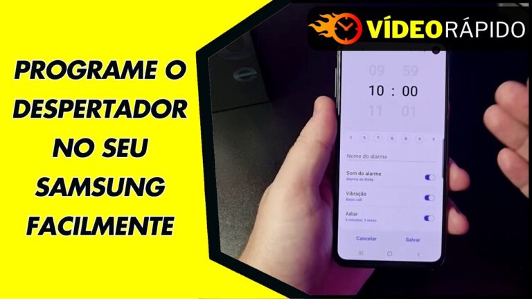 PROGRAME O DESPERTADOR NO SEU SAMSUNG FACILMENTE