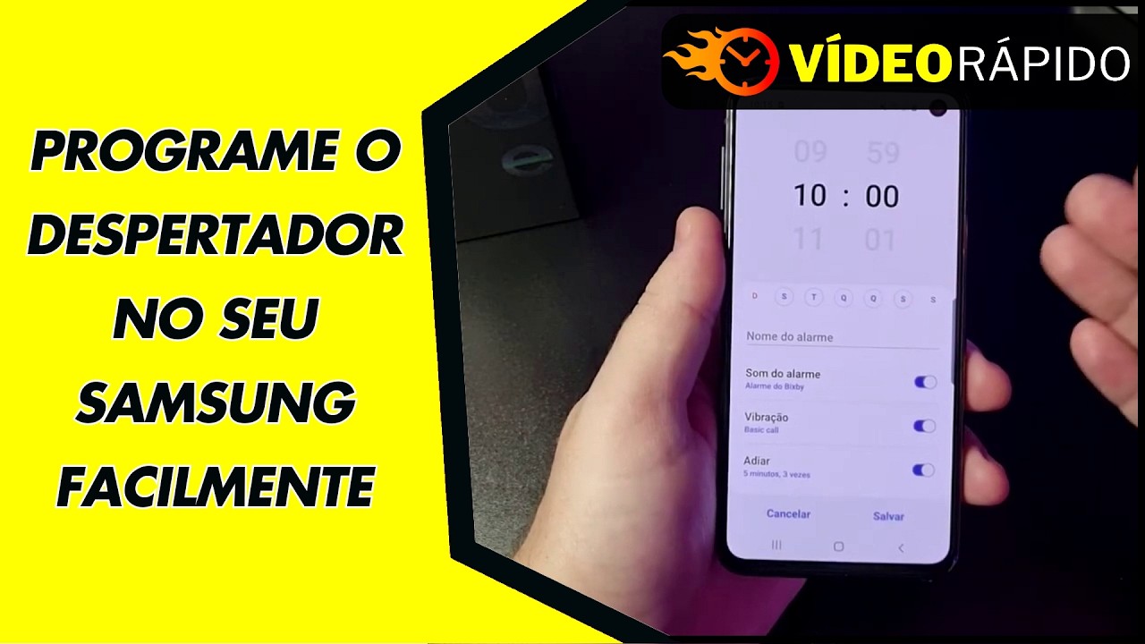 PROGRAME O DESPERTADOR NO SEU SAMSUNG FACILMENTE