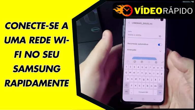 CONECTE SE A UMA REDE WI FI NO SEU SAMSUNG RAPIDAMENTE
