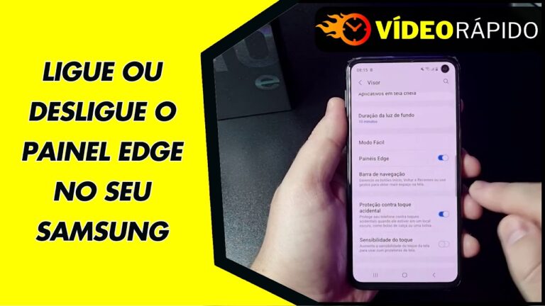 LIGUE OU DESLIGUE O PAINEL EDGE NO SEU SAMSUNG