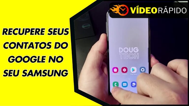 RECUPERE SEUS CONTATOS DO GOOGLE NO SEU SAMSUNG