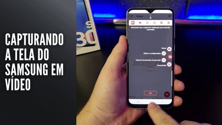 Gravando a Tela do Samsung
