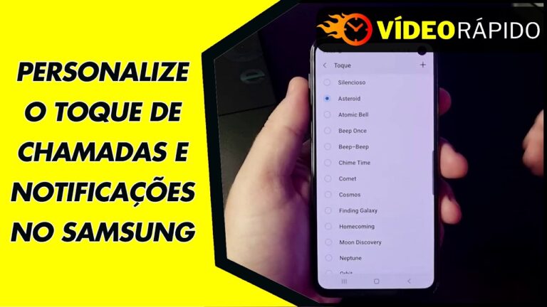 PERSONALIZE O TOQUE DE CHAMADAS E NOTIFICAÇÕES NO SAMSUNG