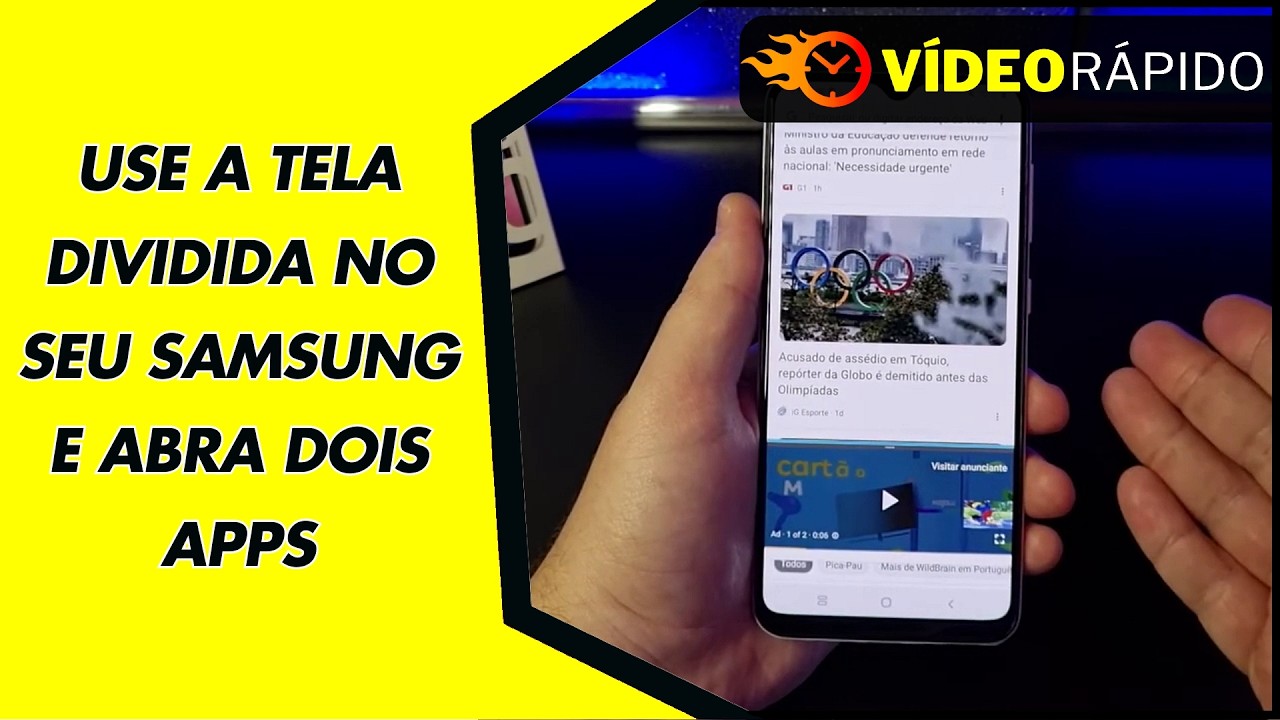 USE A TELA DIVIDIDA NO SEU SAMSUNG E ABRA DOIS APPS USE A TELA DIVIDIDA NO SEU SAMSUNG E ABRA DOIS APPS
