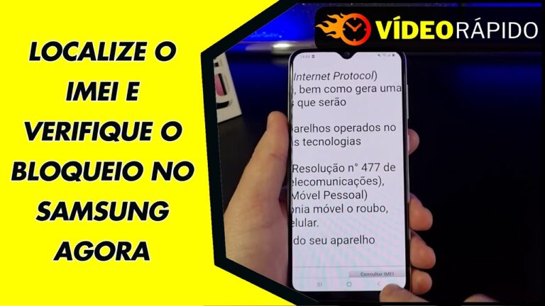 LOCALIZE O IMEI E VERIFIQUE O BLOQUEIO NO SAMSUNG AGORA