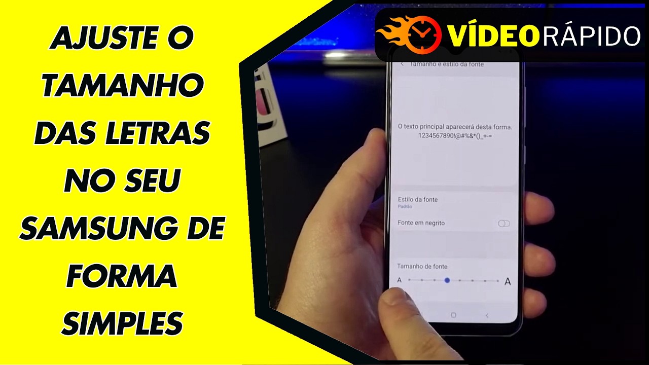 AJUSTE O TAMANHO DAS LETRAS NO SEU SAMSUNG DE FORMA SIMPLES AJUSTE O TAMANHO DAS LETRAS NO SEU SAMSUNG DE FORMA SIMPLES