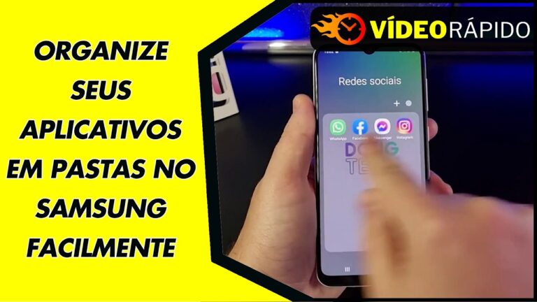 ORGANIZE SEUS APLICATIVOS EM PASTAS NO SAMSUNG FACILMENTE