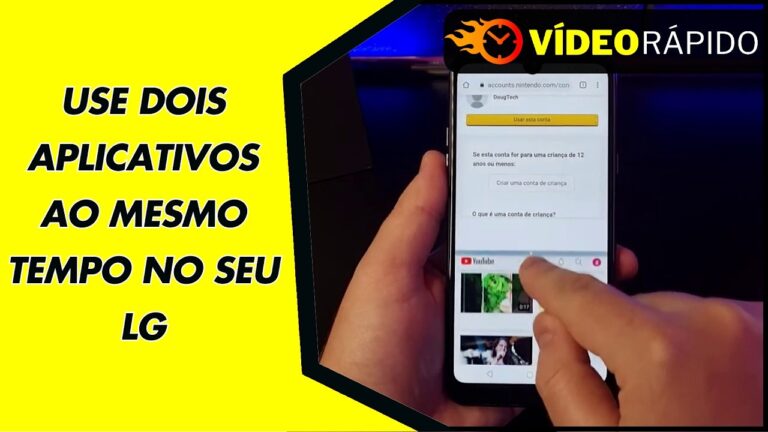 USE DOIS APLICATIVOS AO MESMO TEMPO NO SEU LG