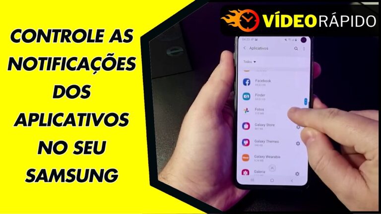 CONTROLE AS NOTIFICAÇÕES DOS APLICATIVOS NO SEU SAMSUNG