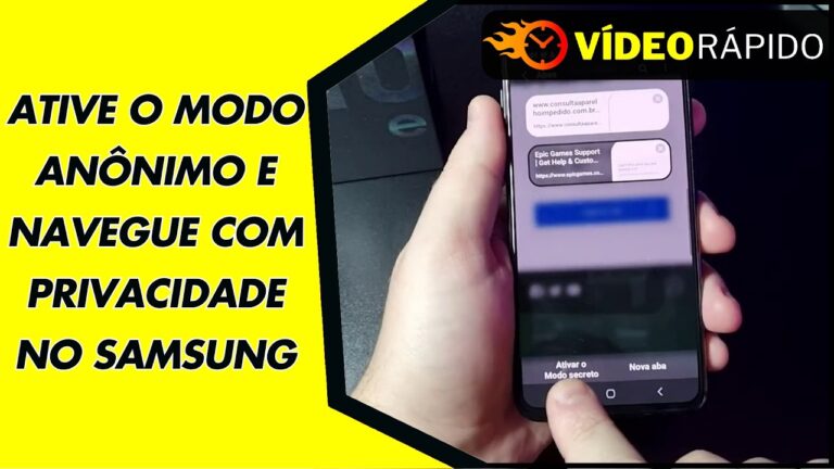 ATIVE O MODO ANÔNIMO E NAVEGUE COM PRIVACIDADE NO SAMSUNG