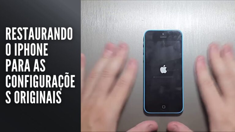 Restaurando o iPhone para as configurações originais