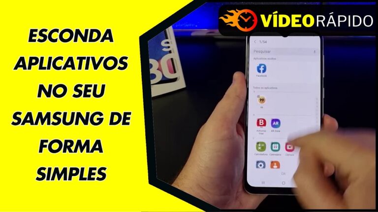 ESCONDA APLICATIVOS NO SEU SAMSUNG DE FORMA SIMPLES