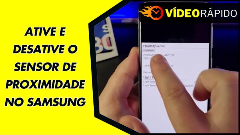 ATIVE E DESATIVE O SENSOR DE PROXIMIDADE NO SAMSUNG