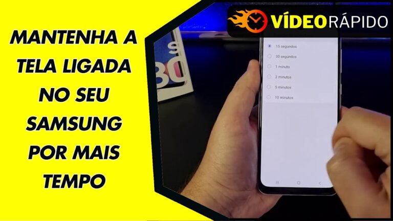 MANTENHA A TELA LIGADA NO SEU SAMSUNG POR MAIS TEMPO MANTENHA A TELA LIGADA NO SEU SAMSUNG POR MAIS TEMPO
