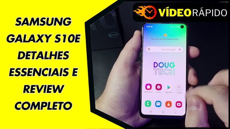 SAMSUNG GALAXY S10E DETALHES ESSENCIAIS E REVIEW COMPLETO