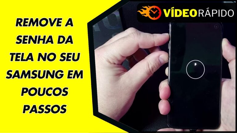 REMOVE A SENHA DA TELA NO SEU SAMSUNG EM POUCOS PASSOS