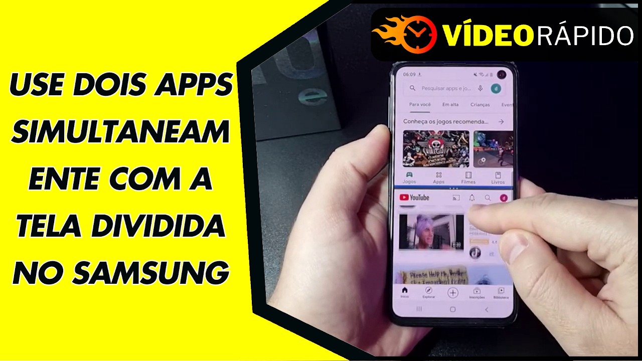 USE DOIS APPS SIMULTANEAMENTE COM A TELA DIVIDIDA NO SAMSUNG USE DOIS APPS SIMULTANEAMENTE COM A TELA DIVIDIDA NO SAMSUNG