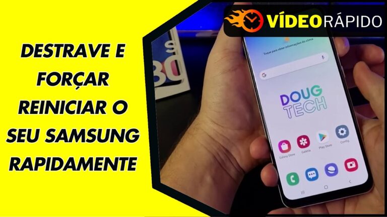 DESTRAVE E FORÇAR REINICIAR O SEU SAMSUNG RAPIDAMENTE