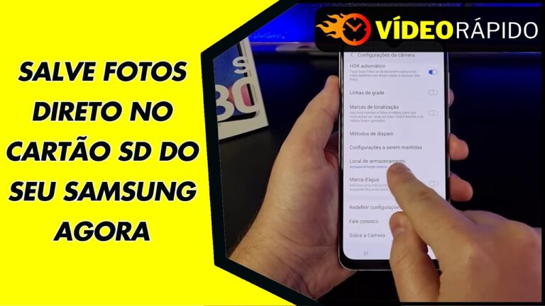 SALVE FOTOS DIRETO NO CARTÃO SD DO SEU SAMSUNG AGORA