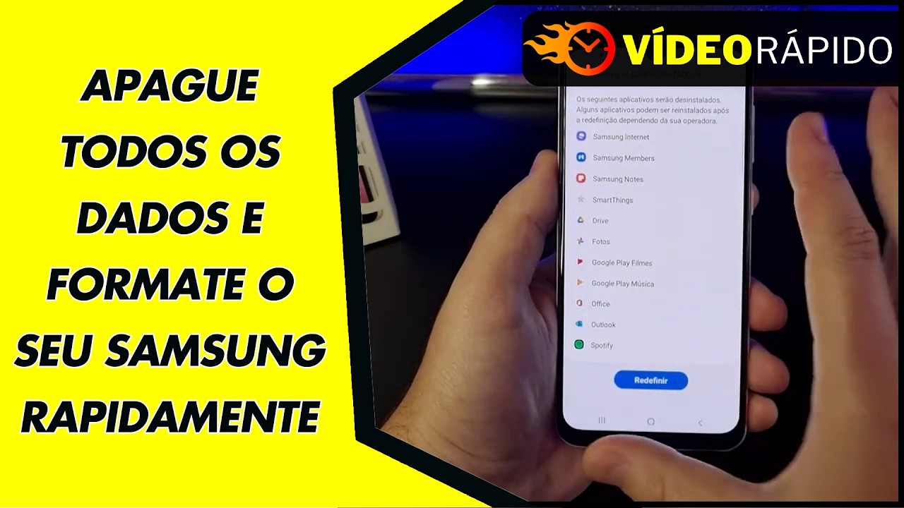 APAGUE TODOS OS DADOS E FORMATE O SEU SAMSUNG RAPIDAMENTE