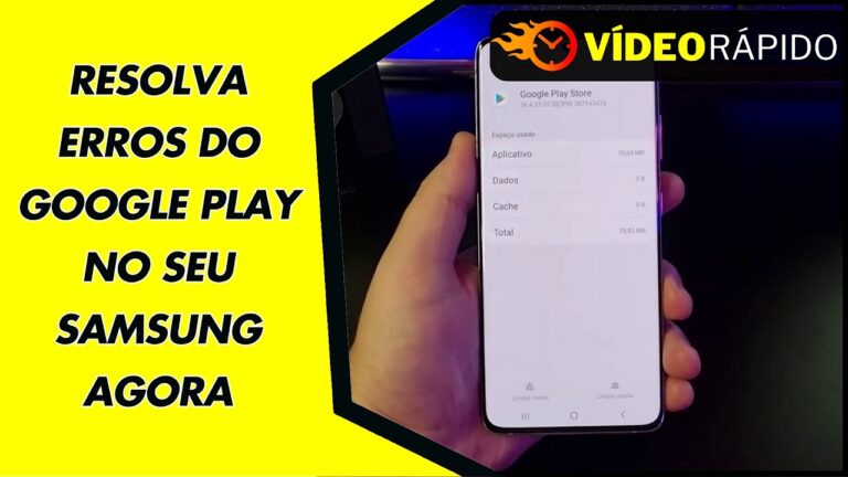 RESOLVA ERROS DO GOOGLE PLAY NO SEU SAMSUNG AGORA