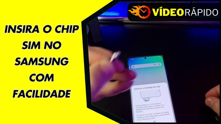 INSIRA O CHIP SIM NO SAMSUNG COM FACILIDADE