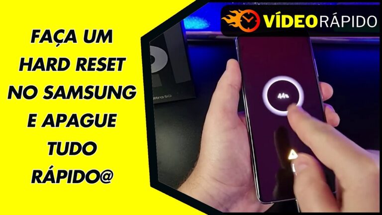 FAÇA UM HARD RESET NO SAMSUNG E APAGUE TUDO RÁPIDO
