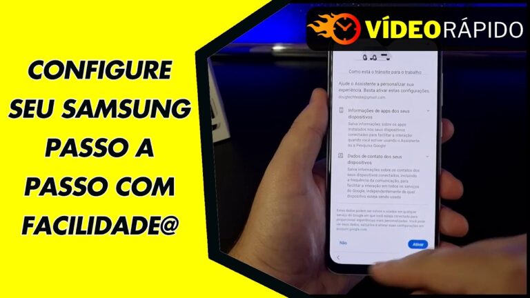 CONFIGURE SEU SAMSUNG PASSO A PASSO COM FACILIDADE