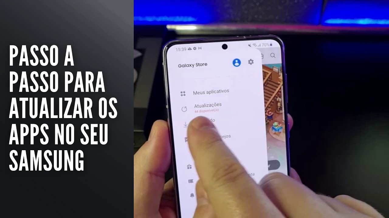 Passo a passo para atualizar os Apps da Samsung