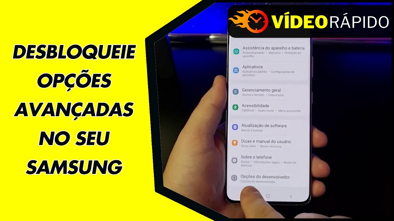 DESBLOQUEIE OPÇÕES AVANÇADAS NO SEU SAMSUNG DESBLOQUEIE OPÇÕES AVANÇADAS NO SEU SAMSUNG