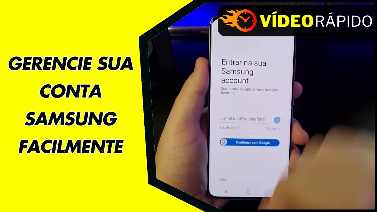 GERENCIE SUA CONTA SAMSUNG FACILMENTE