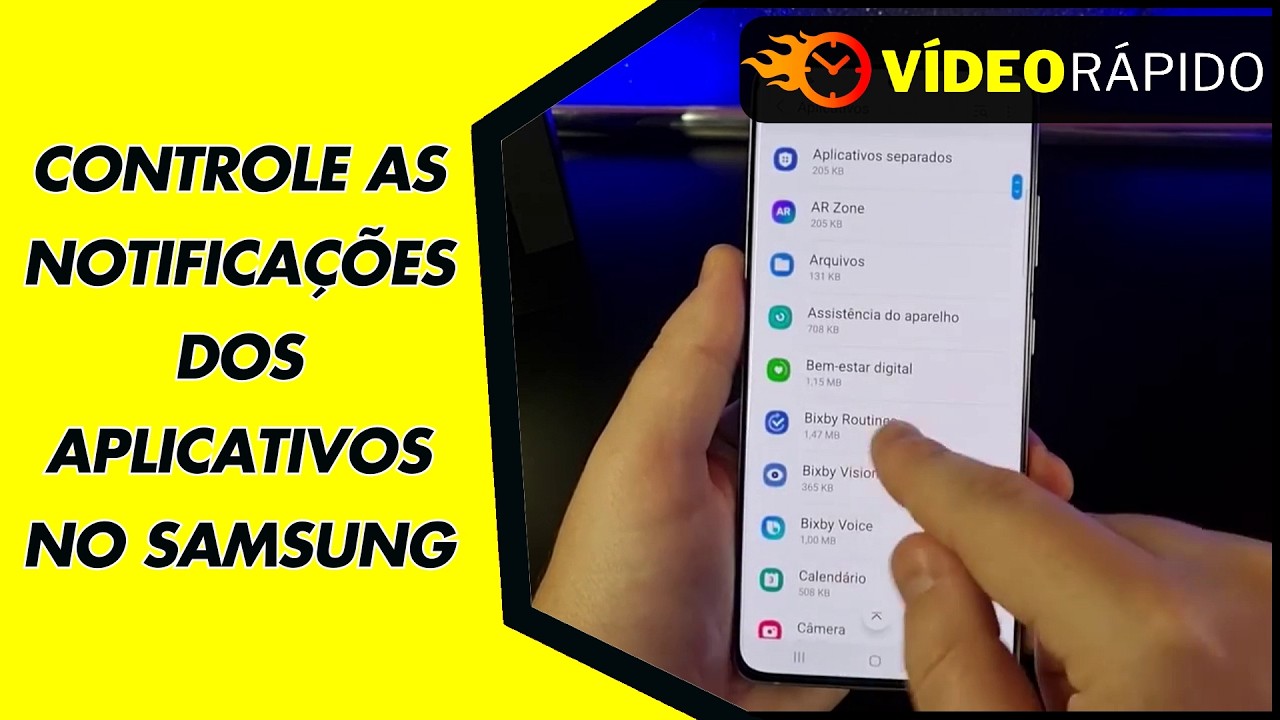 CONTROLE AS NOTIFICAÇÕES DOS APLICATIVOS NO SAMSUNG