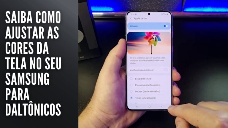 Saiba como ajustar as cores da tela no seu Samsung para daltônicos