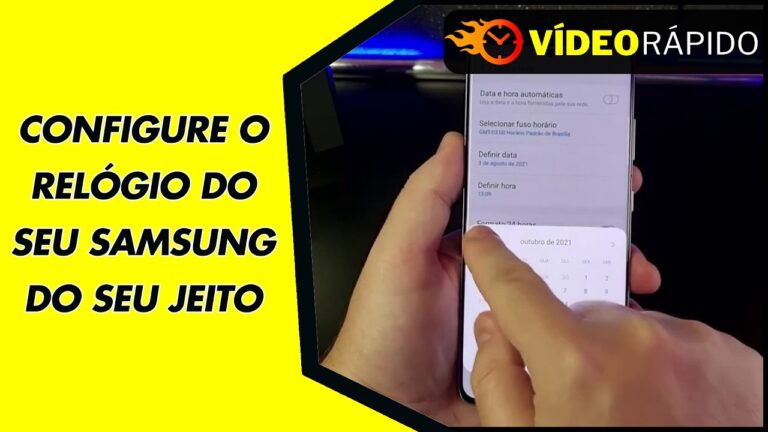 CONFIGURE O RELÓGIO DO SEU SAMSUNG DO SEU JEITO