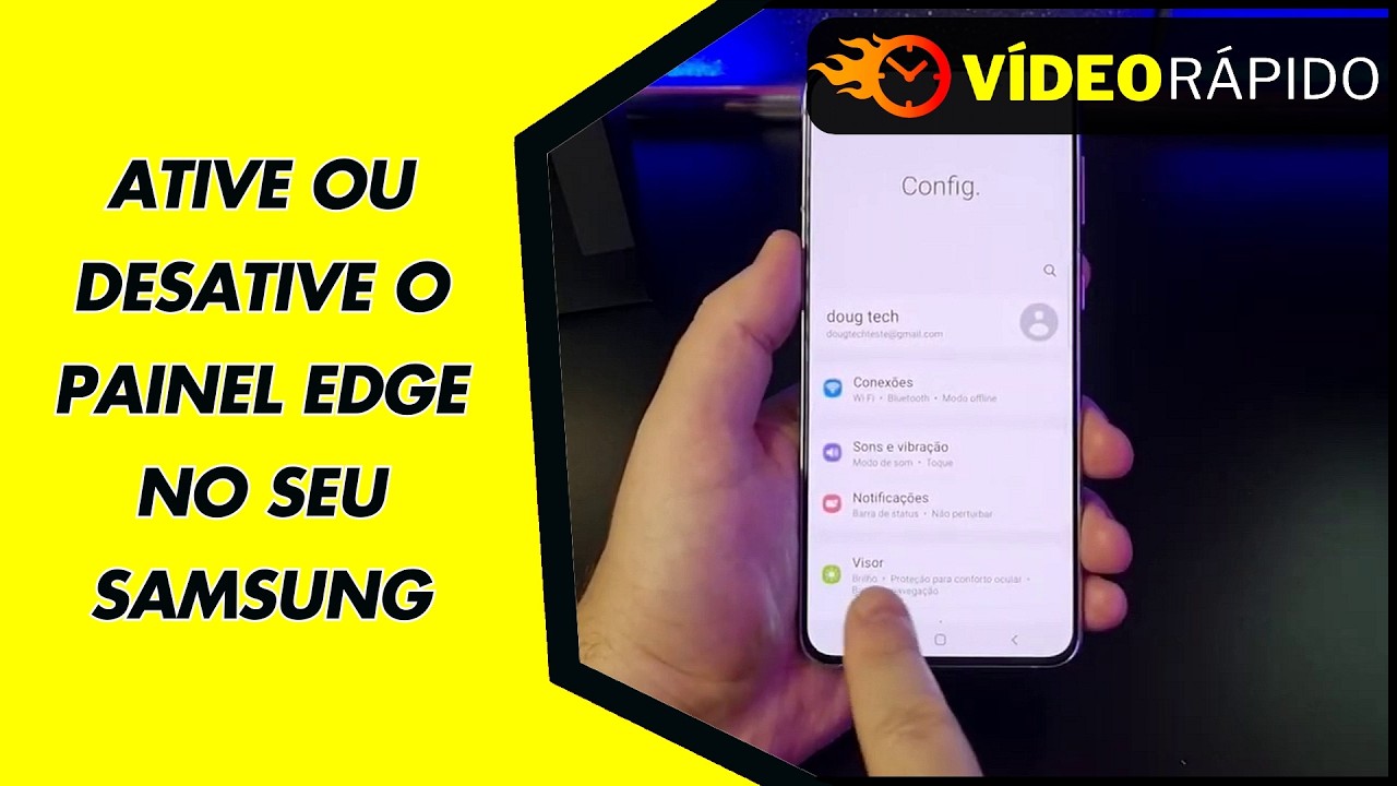 ATIVE OU DESATIVE O PAINEL EDGE NO SEU SAMSUNG