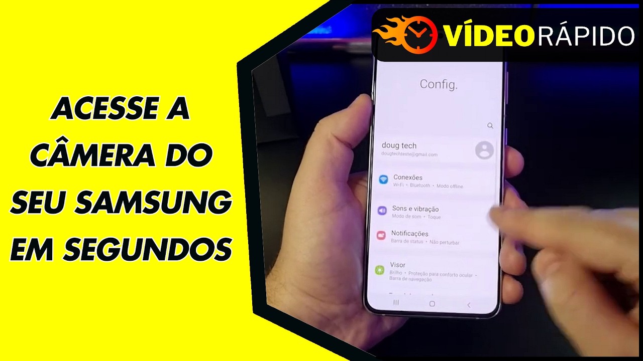 ACESSE A CÂMERA DO SEU SAMSUNG EM SEGUNDOS ACESSE A CÂMERA DO SEU SAMSUNG EM SEGUNDOS