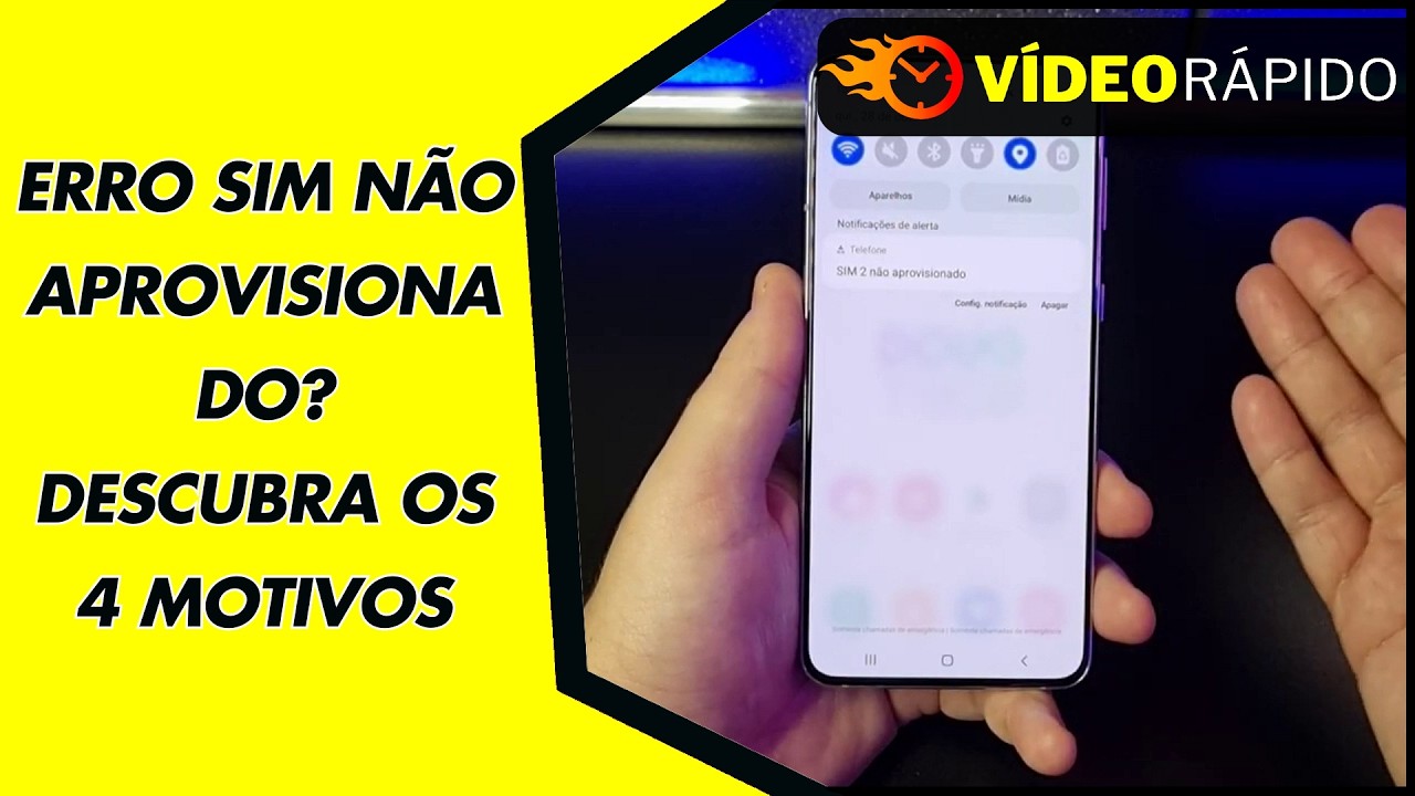 ERRO SIM NÃO APROVISIONADO DESCUBRA OS 4 MOTIVOS