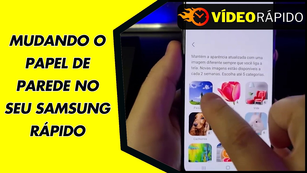 MUDANDO O PAPEL DE PAREDE NO SEU SAMSUNG RÁPIDO MUDANDO O PAPEL DE PAREDE NO SEU SAMSUNG RÁPIDO