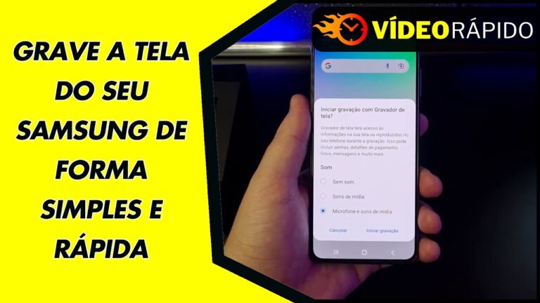 GRAVE A TELA DO SEU SAMSUNG DE FORMA SIMPLES E RÁPIDA GRAVE A TELA DO SEU SAMSUNG DE FORMA SIMPLES E RÁPIDA